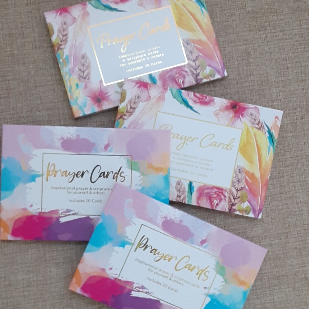Four boxes of Prayer Cards